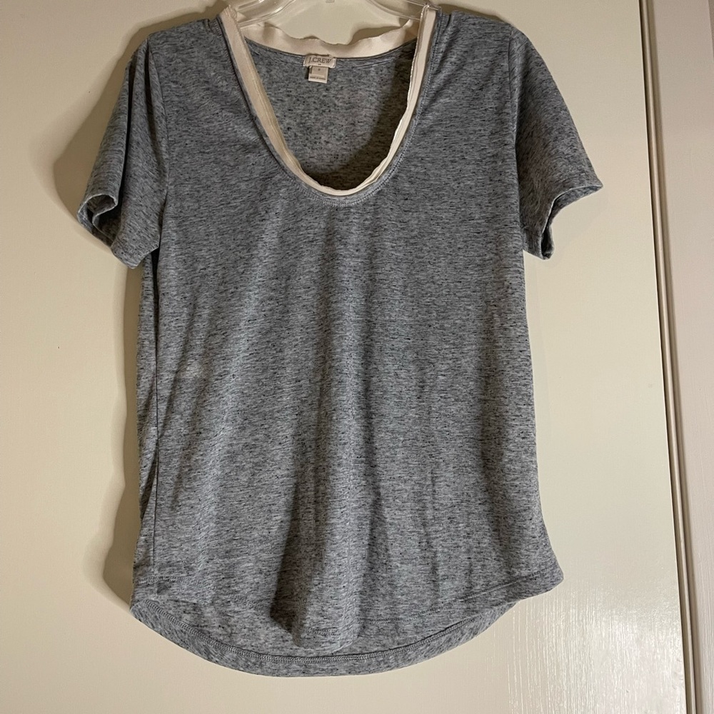 J. Crew M. Grey Top